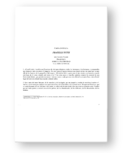 Carta Encíclica: Fratelli Tutti