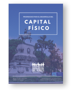 Prioridades para el desarrollo del Capital Físico