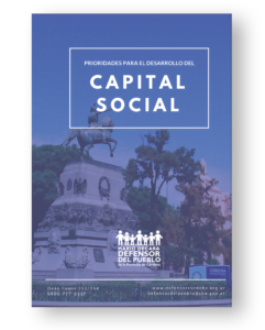 Prioridades para el desarrollo del Capital Social